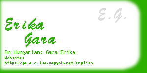 erika gara business card